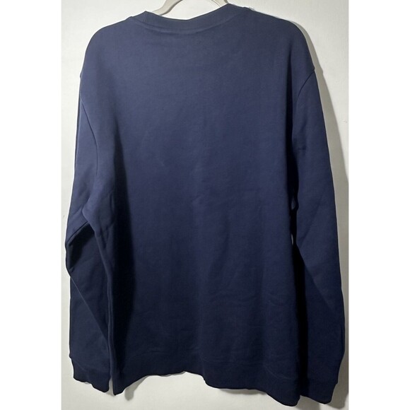 Reebok Sweatshirt Men’s 2XL Blue Spellout Logo Training Casual Classic Pullover - Picture 5 of 10